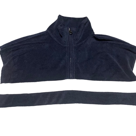 Faherty Brushed Terry 1/4 Zip High Neck Organic Cotton Sweatshirt XS Comfy Beach - Picture 8 of 11